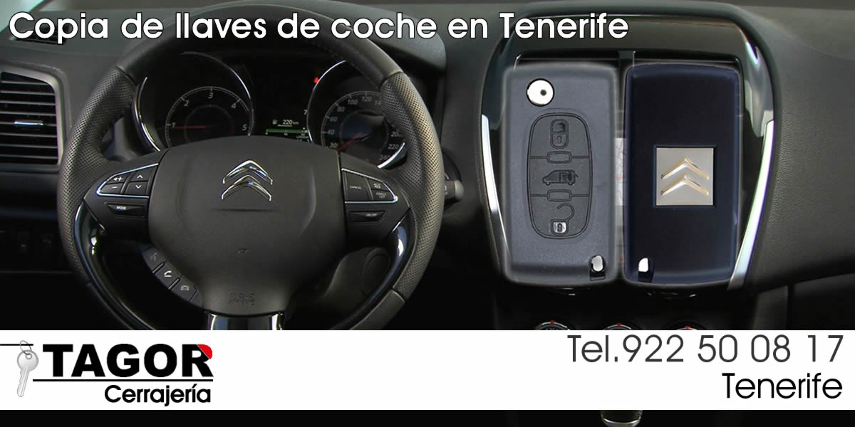 Copia llaves coche Citroen Cerrajeros Tenerife