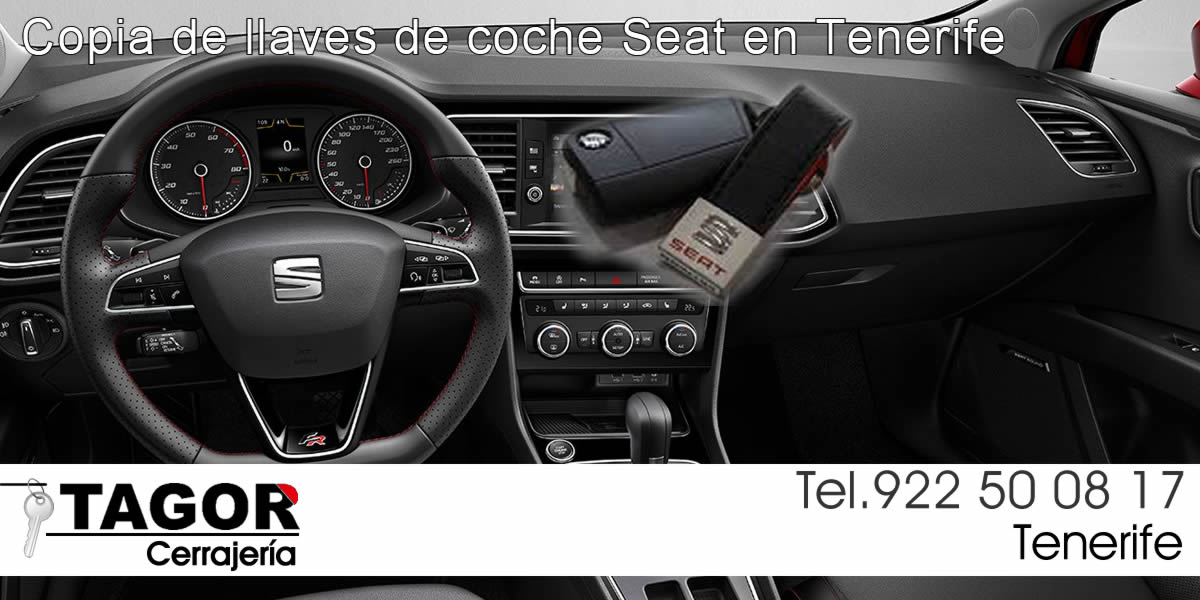 Copia llaves coche Seat Cerrajeros Tenerife